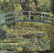 Claude Monet Waterlilies and Japanese Bridge oil painting artist